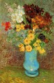Vase mit Gänseblümchen und Anemonen Vincent van Gogh